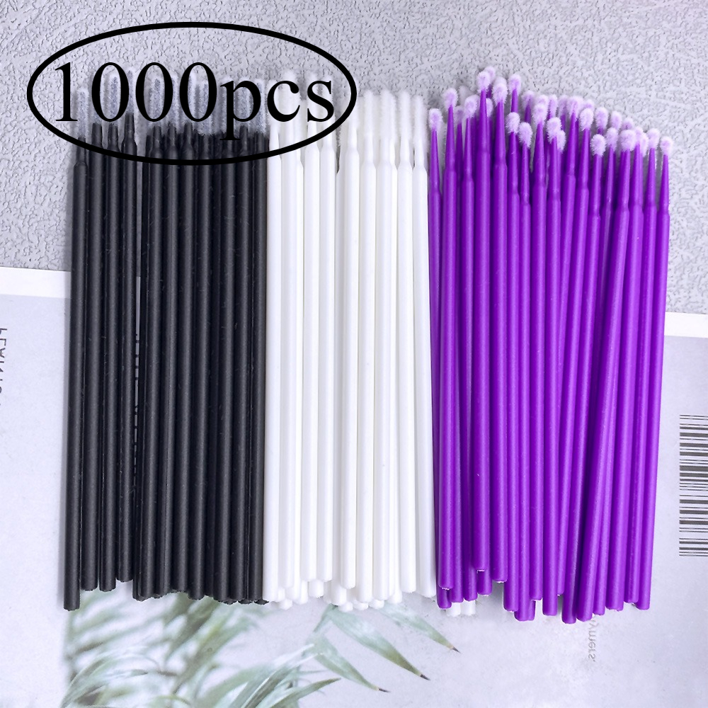 Eyelash Extension Examples - 1000pcs/lot Eyelash Extension Cleaning Swabs Lash