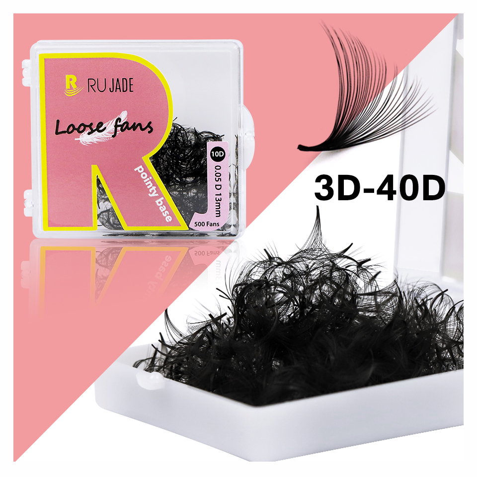 Eyelash Extension Mega Volume - RUJADE 6D 8D Loose Fans Lashes