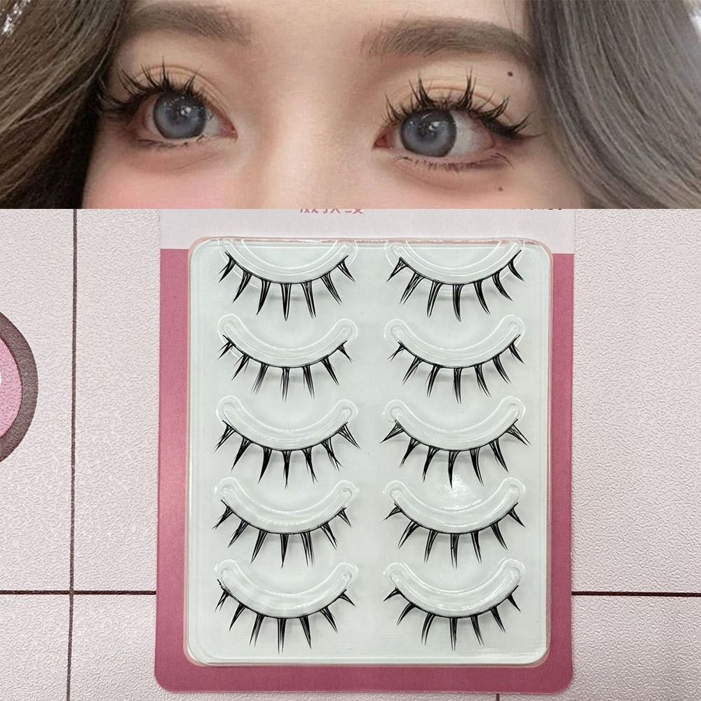 Eyelash Extension Japanese - 5 Pairs Pack Japanese Cosplay False
