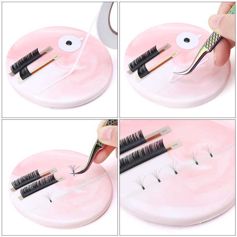 40m/Set Easy fan Tapes 3D Volu - مراجعة Eyelash Extension Volume Lashes وسعره