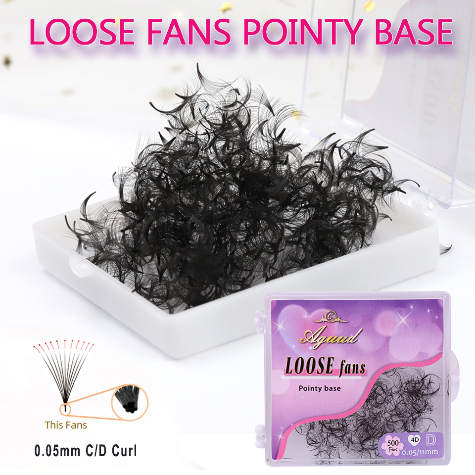 AGUUD All Size Loose Fan Eyela - مراجعة Eyelash Extension Mega Volume وسعره