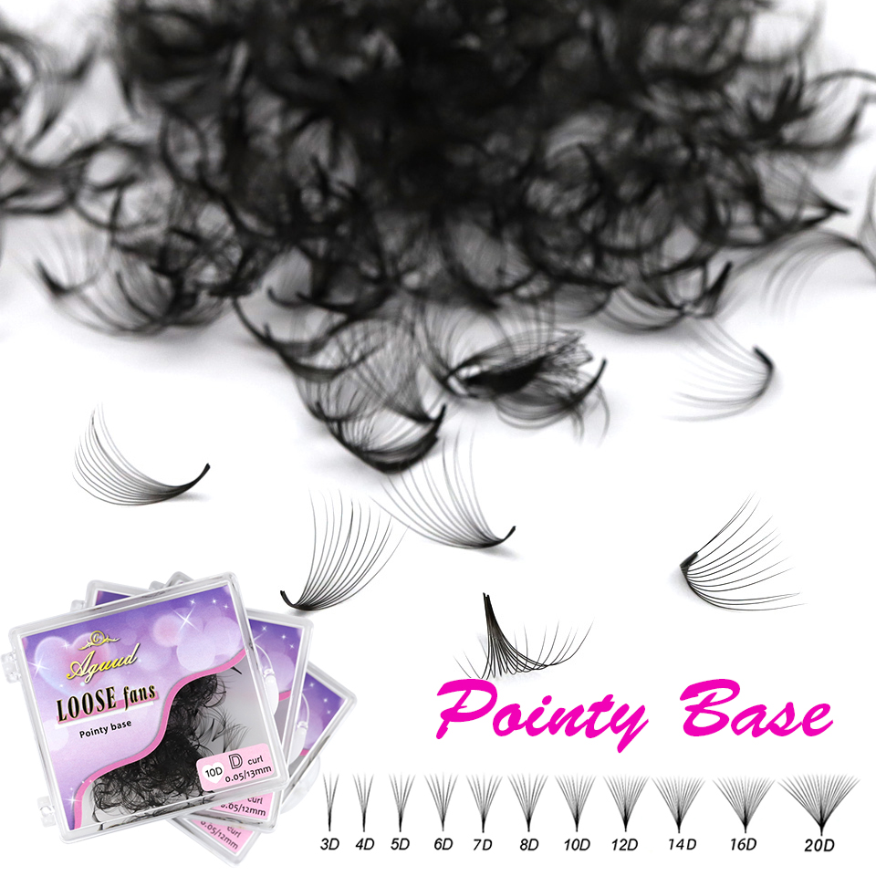 AGUUD All Size Loose Fan Eyela - مراجعة Eyelash Extension Mega Volume وسعره