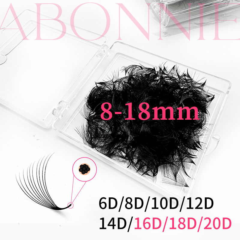 Abonnie 14d Premade Fan Pointy - مراجعة Eyelash Extension Mega Volume وسعره