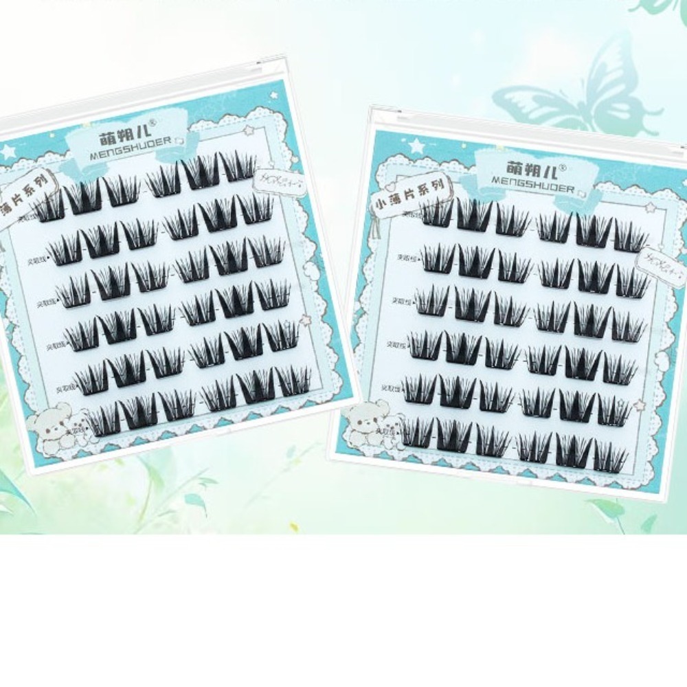 Fashion Fluffy No-Glue False E - مراجعة Eyelash Extension For Men وسعره