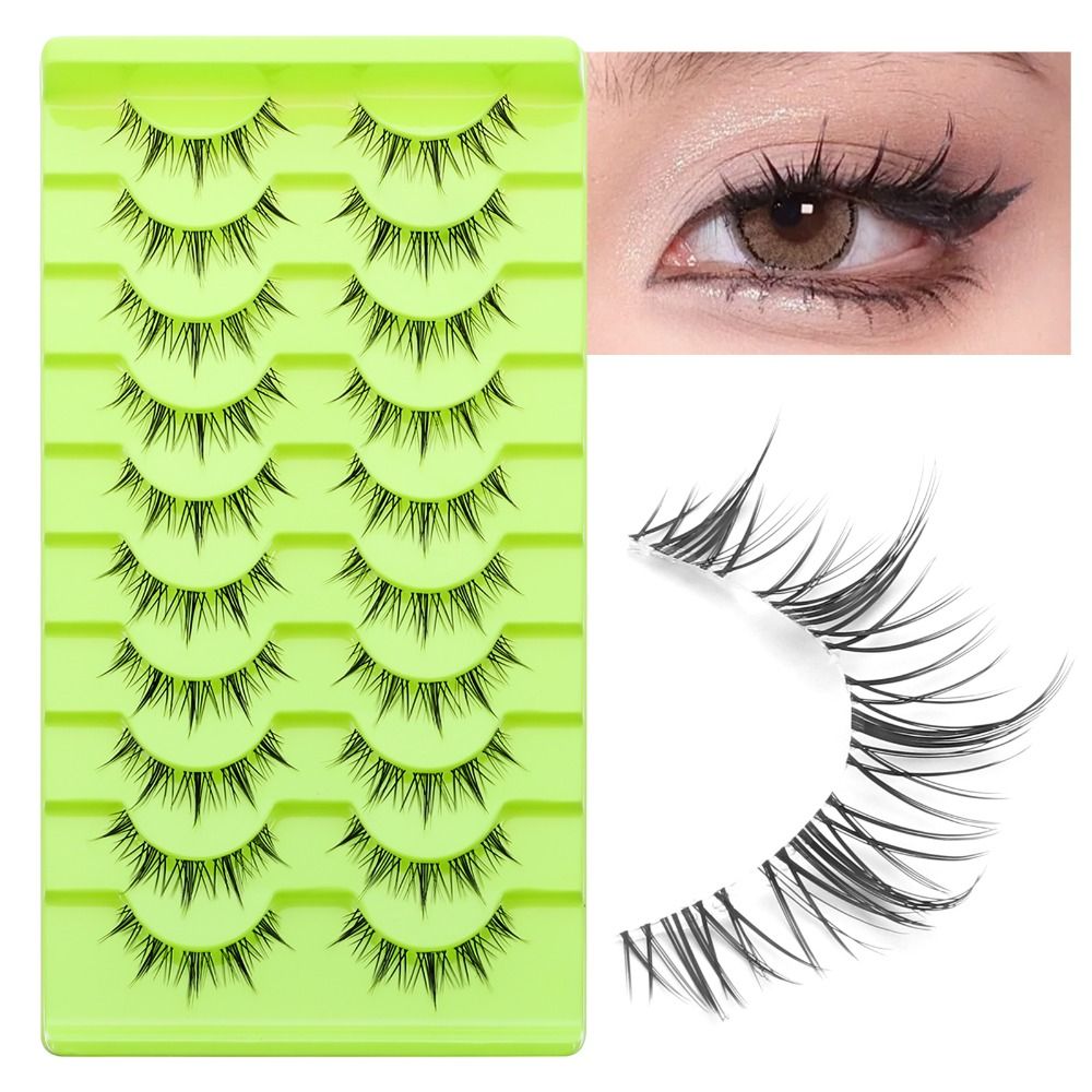 5 Pairs Pack Japanese Cosplay  - مراجعة Eyelash Extension Japanese وسعره