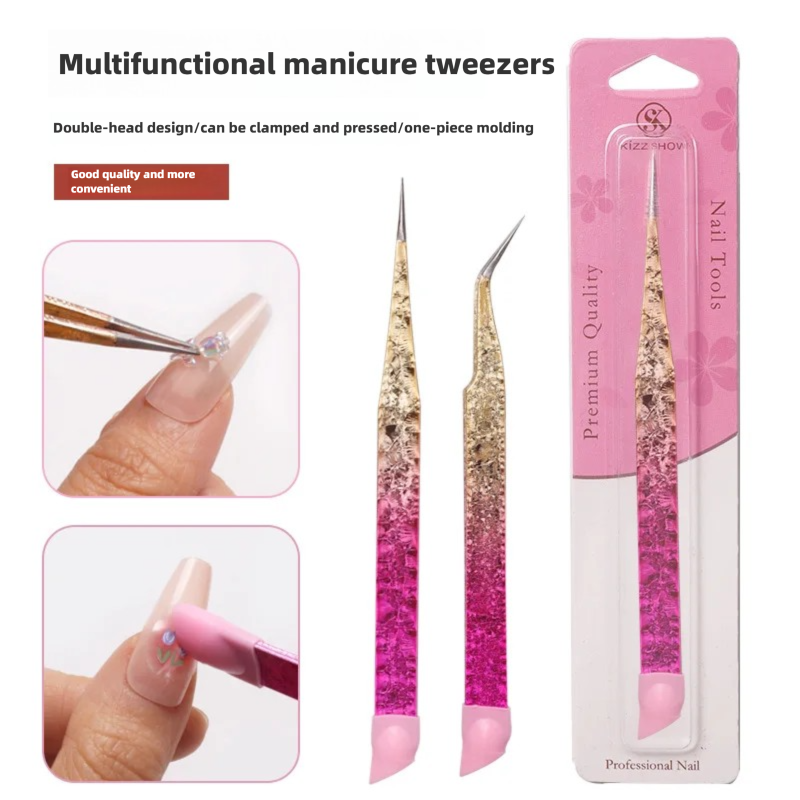 1/2Pcs Manicure Double-Ended T - مراجعة Eyelash Extension Japanese وسعره