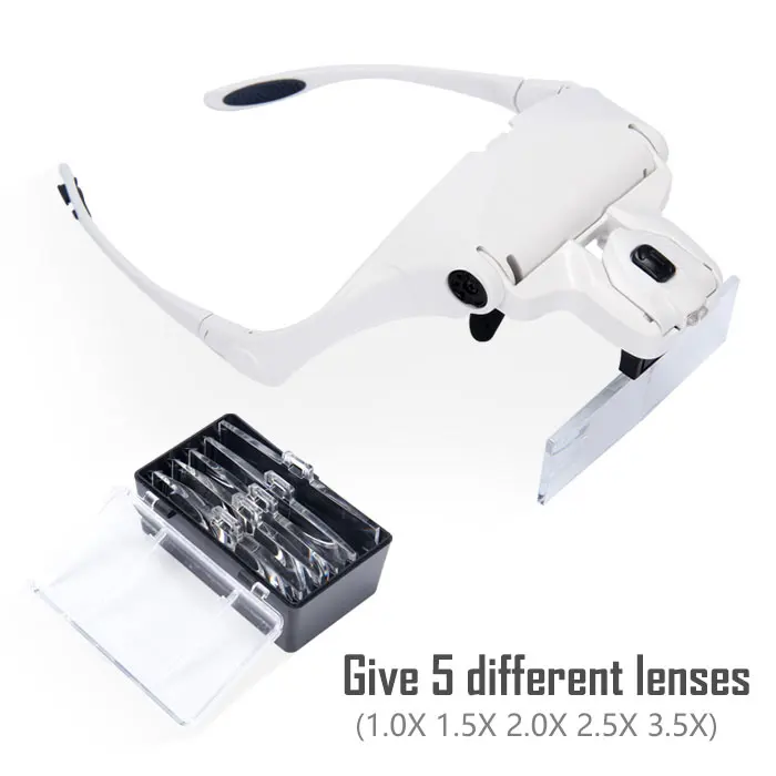 1PCS Magnifier Glasses Eyelash - مراجعة Eyelash Extension With Glasses وسعره
