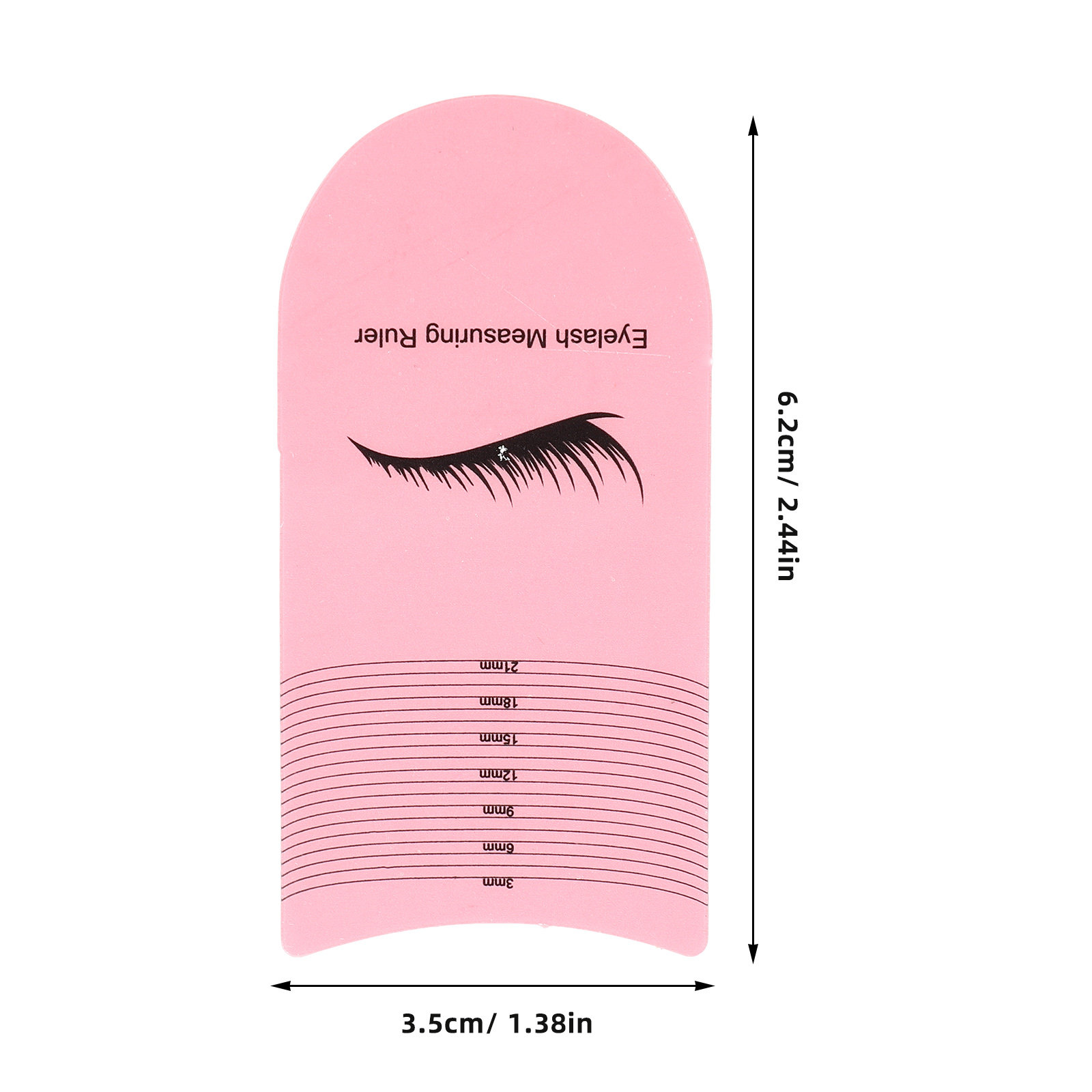 5Pcs Eyelash Measuring Ruler P - مراجعة Eyelash Extension Length Guide وسعره