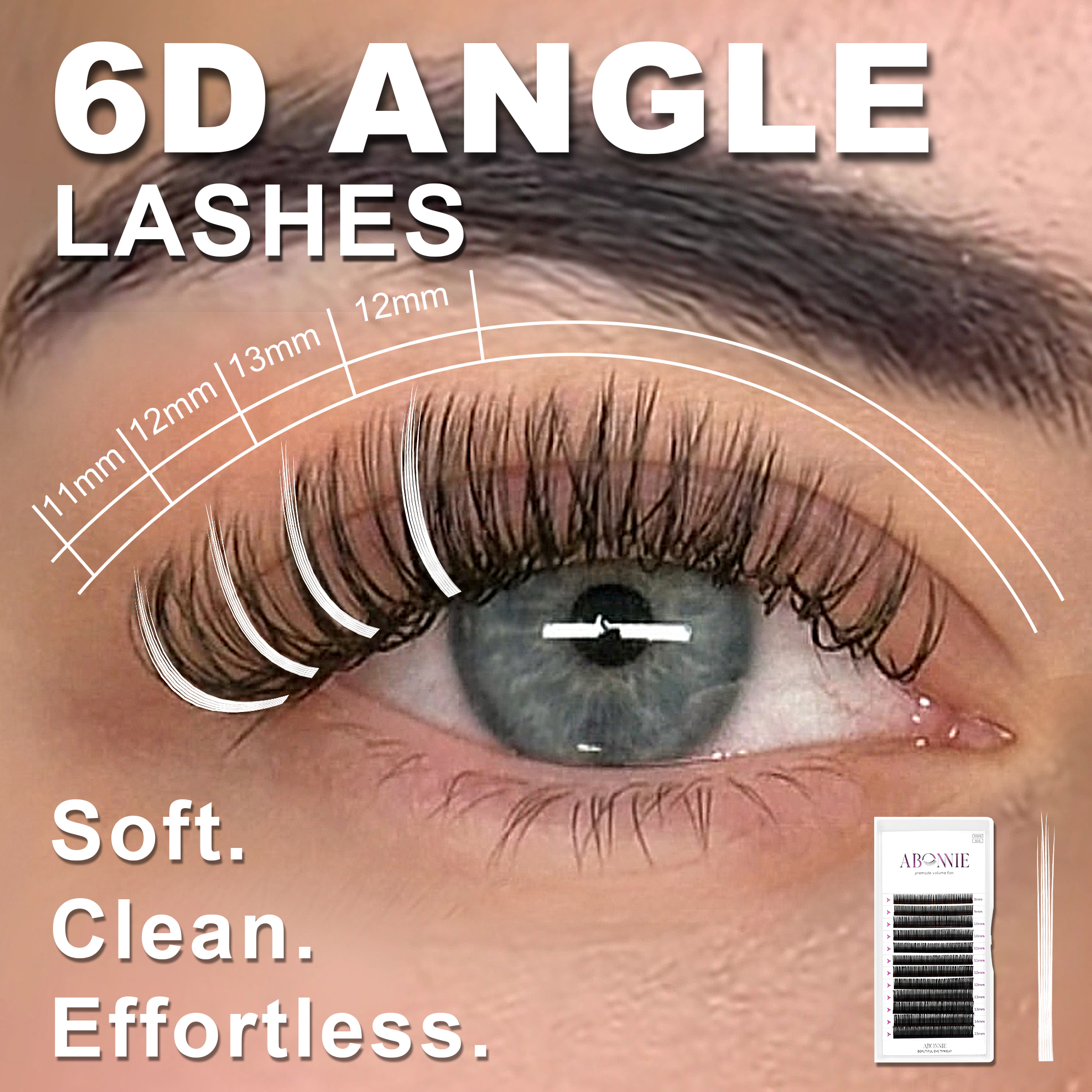 Abonnie Wispy Set Lashes 5D 6D - مراجعة Eyelash Extension For Men وسعره