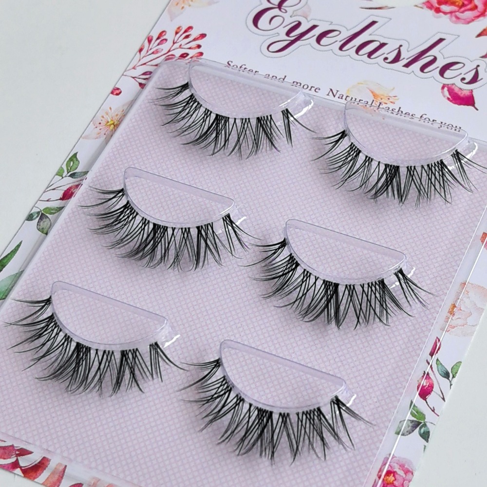 Natural Look False Eyelashes J - مراجعة Eyelash Extension Japanese وسعره