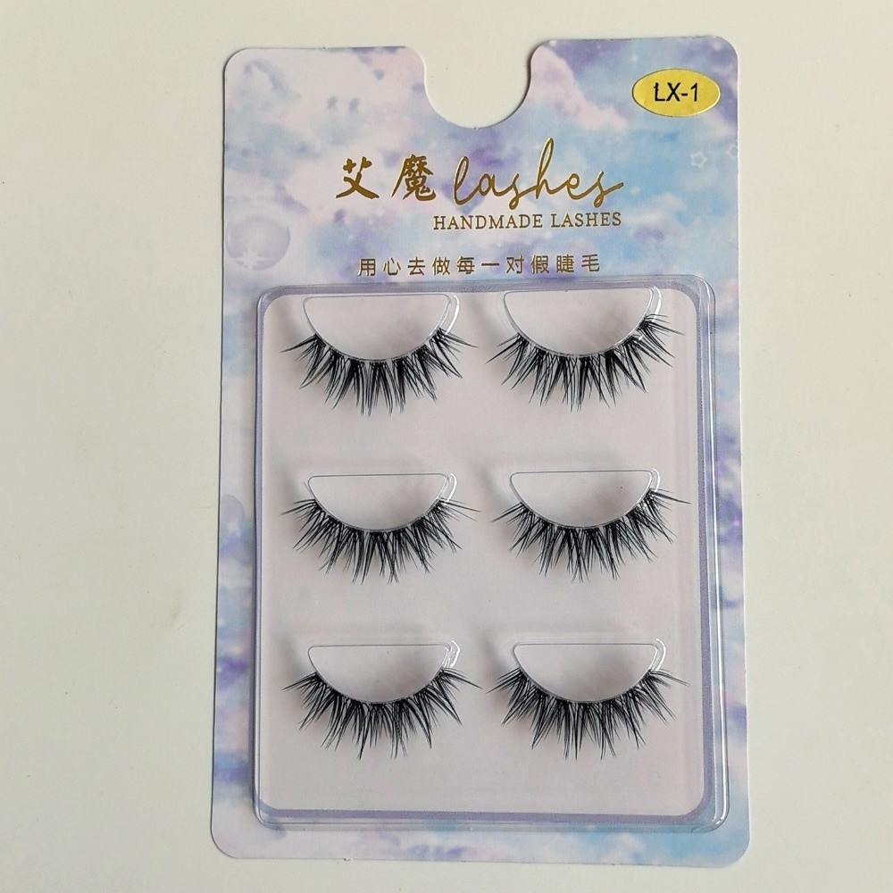 Natural Look False Eyelashes J - مراجعة Eyelash Extension Japanese وسعره