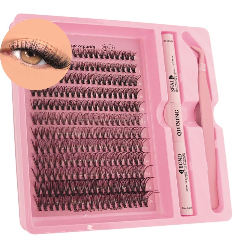 Mink Eyelash Clusters Kit for  - مراجعة Eyelash Extension Volume Lashes وسعره