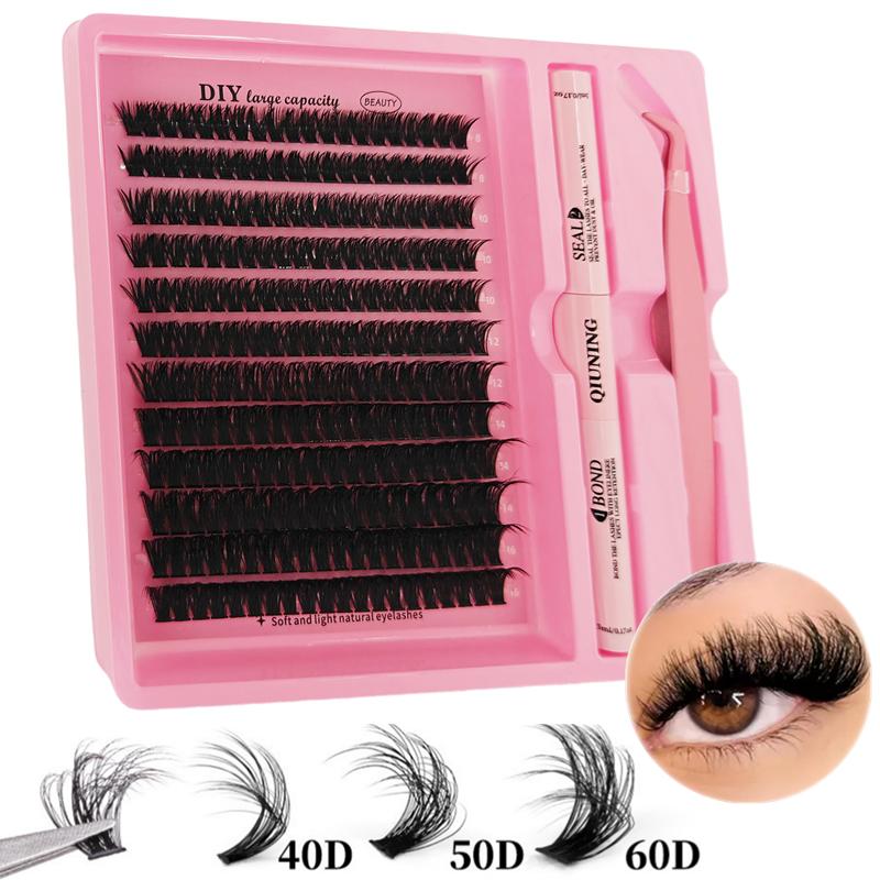 Mink Eyelash Clusters Kit for  - مراجعة Eyelash Extension Volume Lashes وسعره