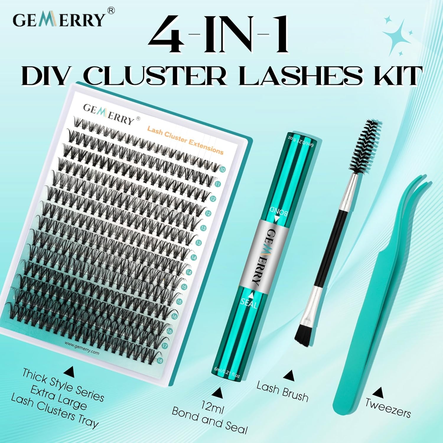 GEMERRY Heat Cluster Individua - مراجعة Eyelash Extension Volume Lashes وسعره