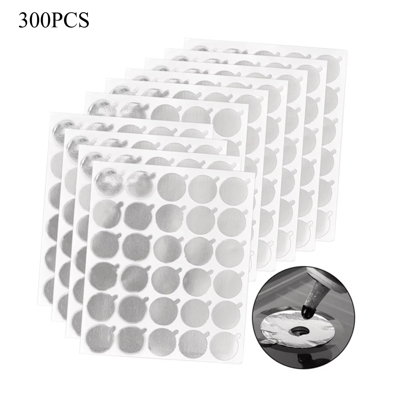 300pcs Foil Sticker Pads(10 Sh - مراجعة Eyelash Extension Examples وسعره