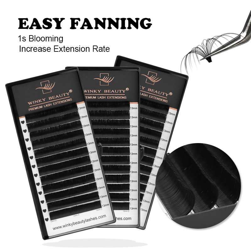 Winky Beauty Easy Fan Eyelashe - مراجعة Eyelash Extension Mega Volume وسعره
