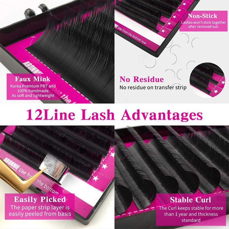 Mink Eyelash Extensions Indivi - مراجعة Eyelash Extension Volume Lashes وسعره