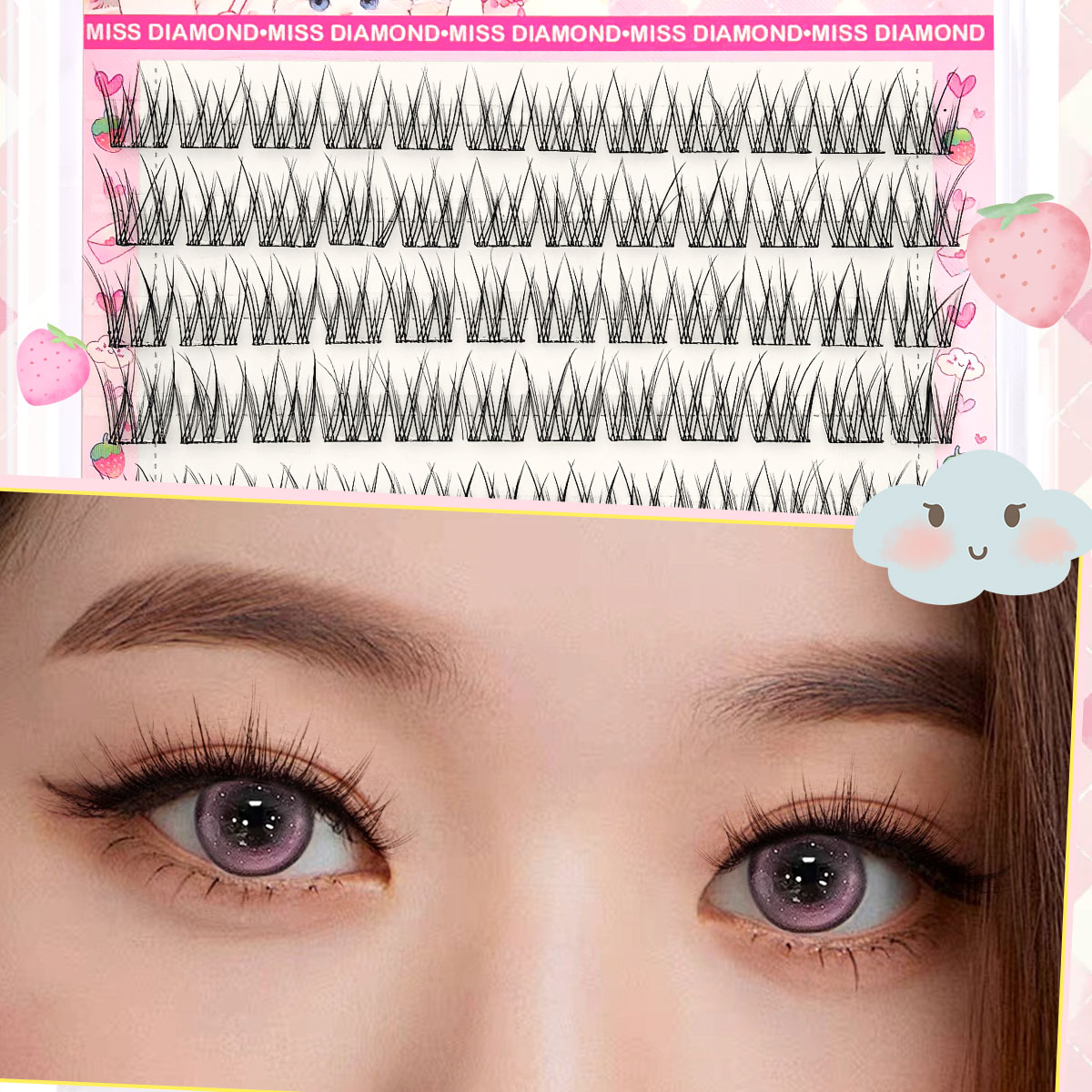 Fish Eyeslash Extension Person - مراجعة Eyelash Extension Japanese وسعره