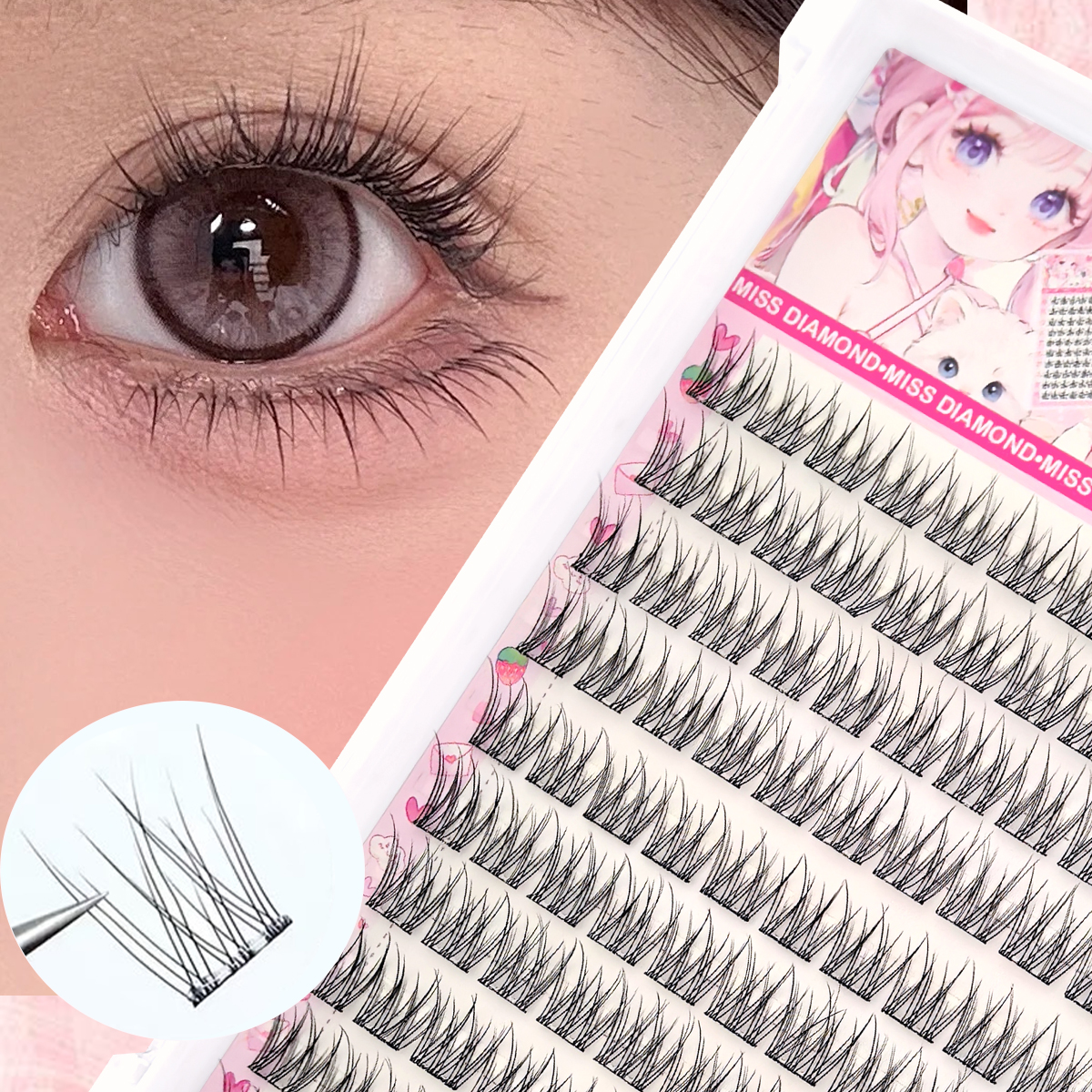 Fish Eyeslash Extension Person - مراجعة Eyelash Extension Japanese وسعره