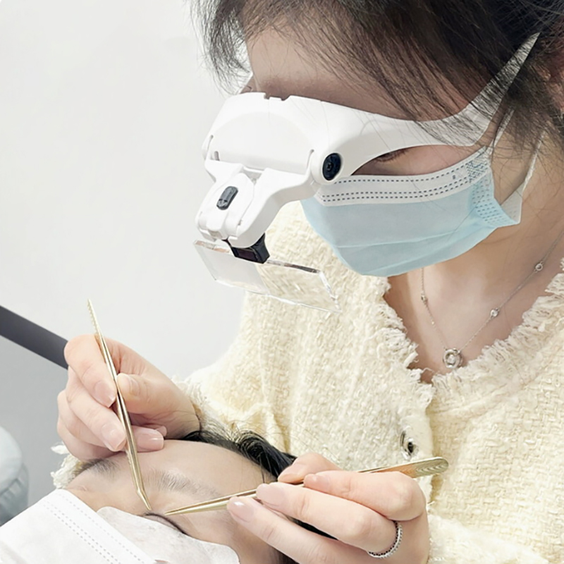 5 Lens Adjustable Magnifier Ey - مراجعة Eyelash Extension With Glasses وسعره