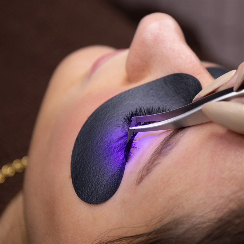 50 pairs Padding UV Black Patc - مراجعة Eyelash Extension With Glasses وسعره