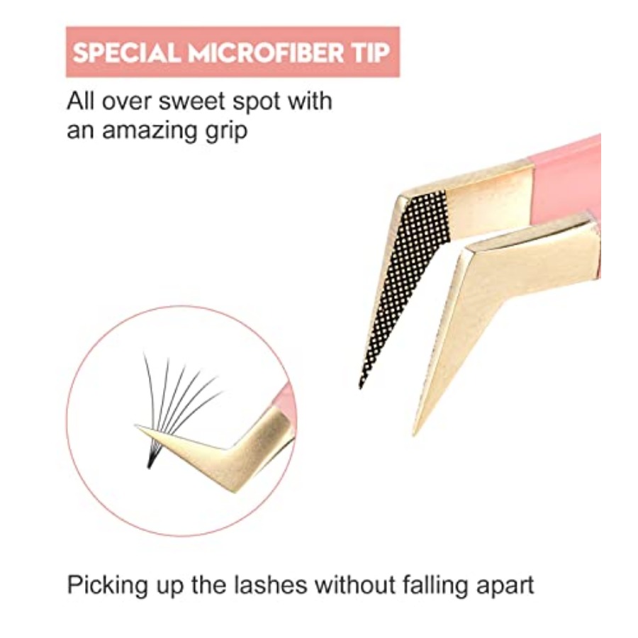 Eyelash Extension Tweezers Set - مراجعة Eyelash Extension Mega Volume وسعره