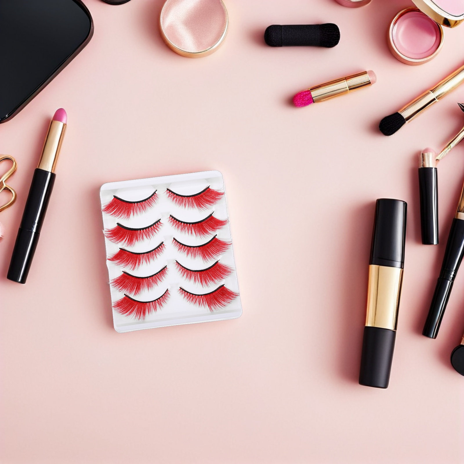5Pairs Japanese Manga Eyelashe - مراجعة Eyelash Extension Japanese وسعره