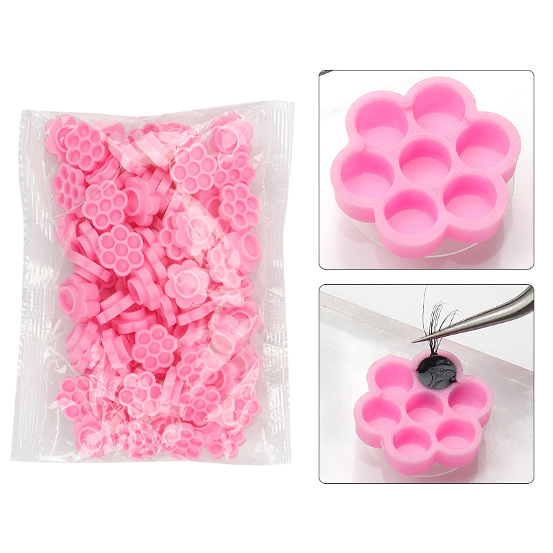 Wholesale 100 Pcs Pink Graftin - مراجعة Eyelash Extension Examples وسعره