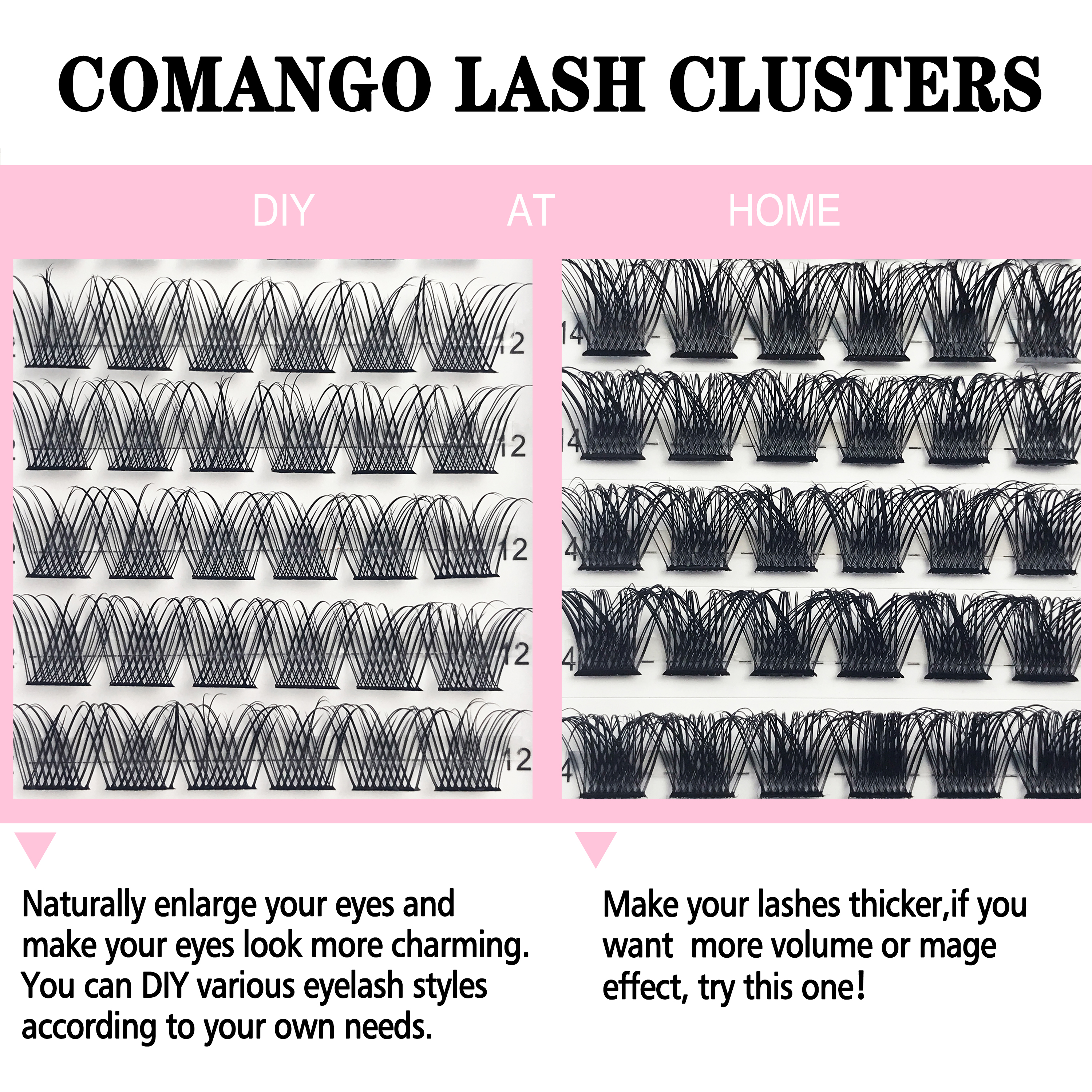 Lash Clusters DIY Eyelash Exte - مراجعة Eyelash Extension Mega Volume وسعره