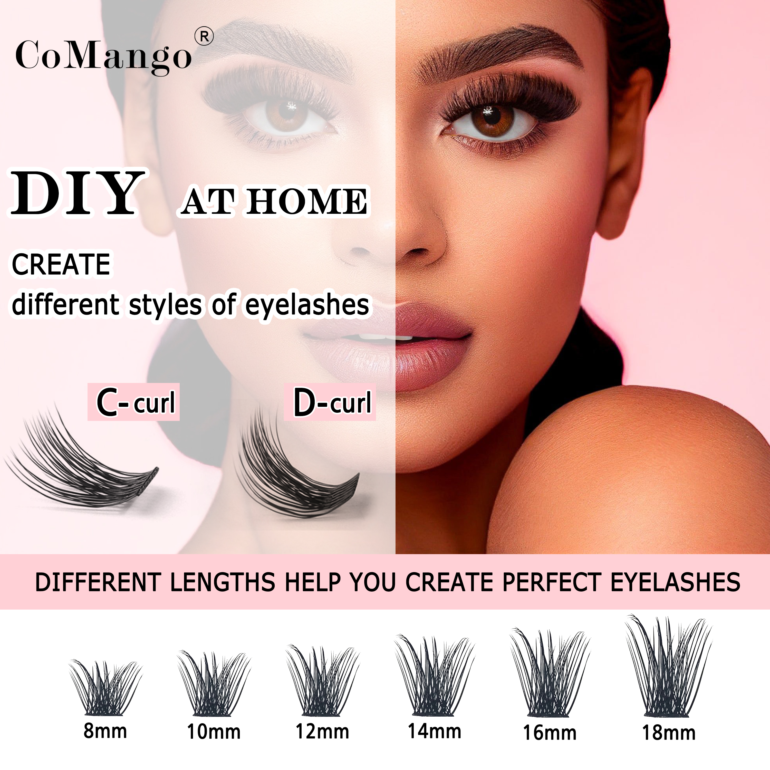 Lash Clusters DIY Eyelash Exte - مراجعة Eyelash Extension Mega Volume وسعره