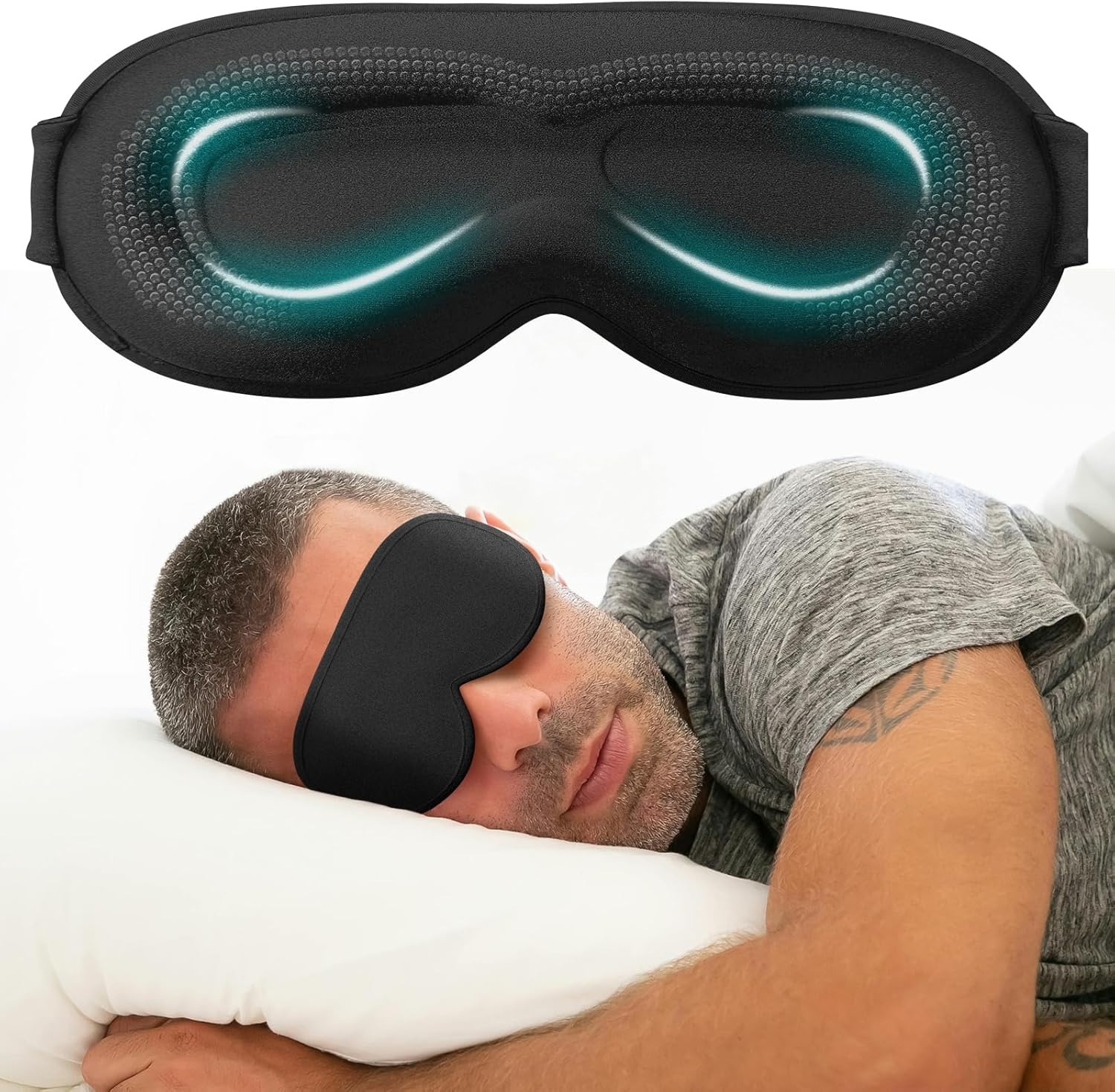 Eye Mask Cover for Sleeping -  - مراجعة Eyelash Extension For Men وسعره