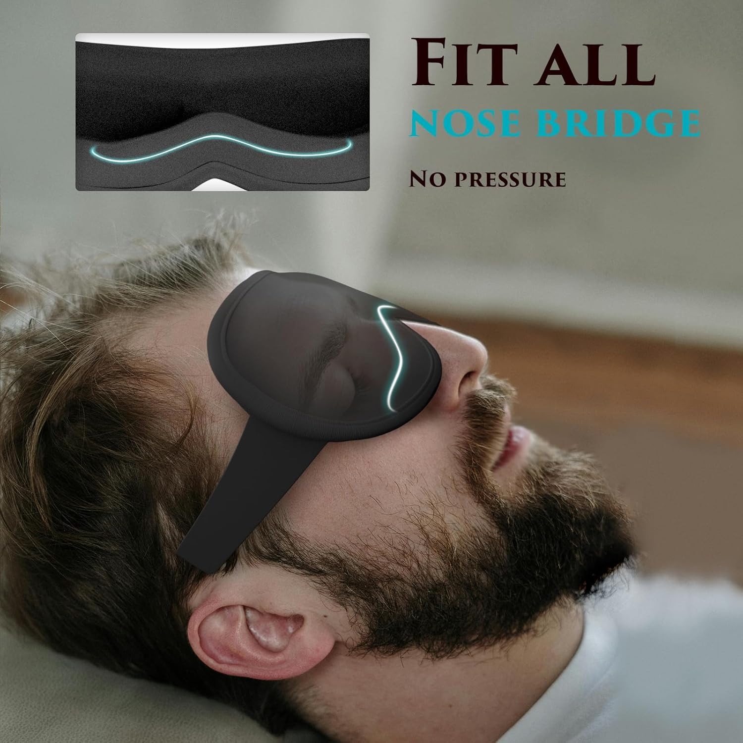 Eye Mask Cover for Sleeping -  - مراجعة Eyelash Extension For Men وسعره