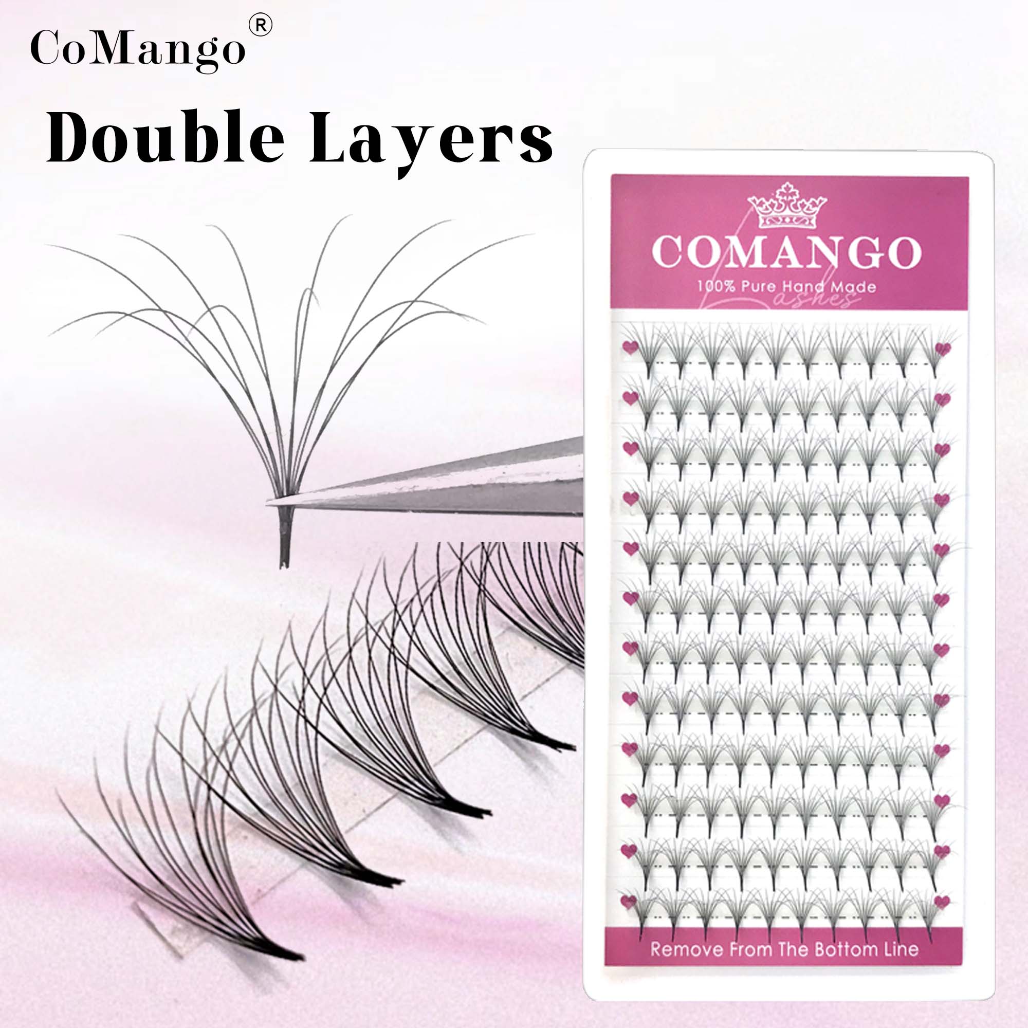 CoMango Double-Layer Fluffy Pr - مراجعة Eyelash Extension Mega Volume وسعره