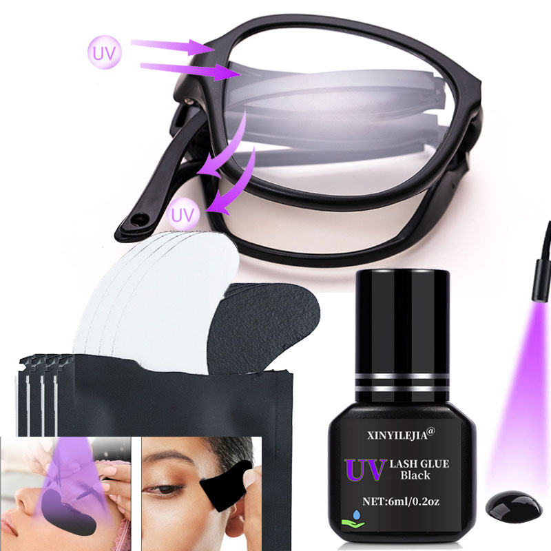 UV Protective Glasses UV Eyela - مراجعة Eyelash Extension With Glasses وسعره