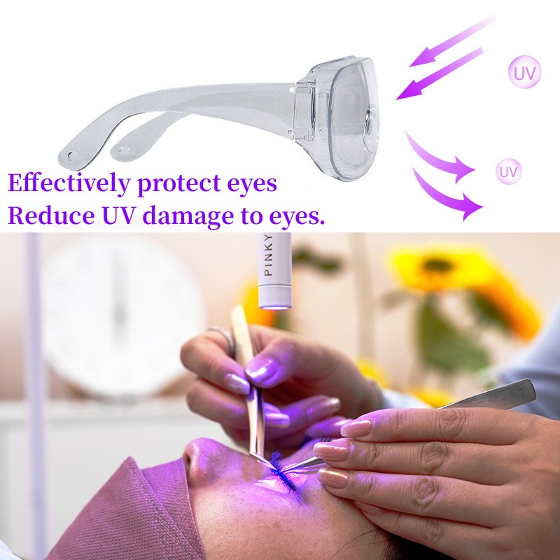 UV Protective Glasses UV Eyela - مراجعة Eyelash Extension With Glasses وسعره