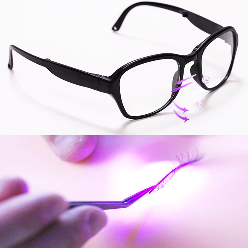 UV Protective Glasses For Fals - مراجعة Eyelash Extension With Glasses وسعره
