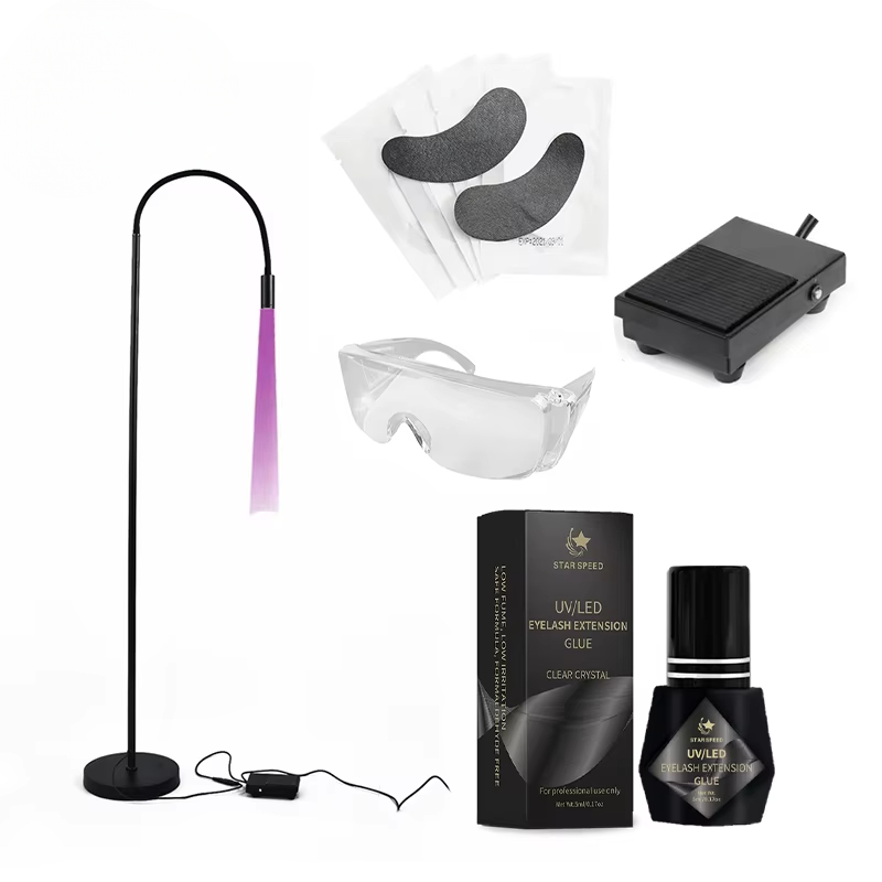 Y Professional UV LED Extensio - مراجعة Eyelash Extension With Glasses وسعره