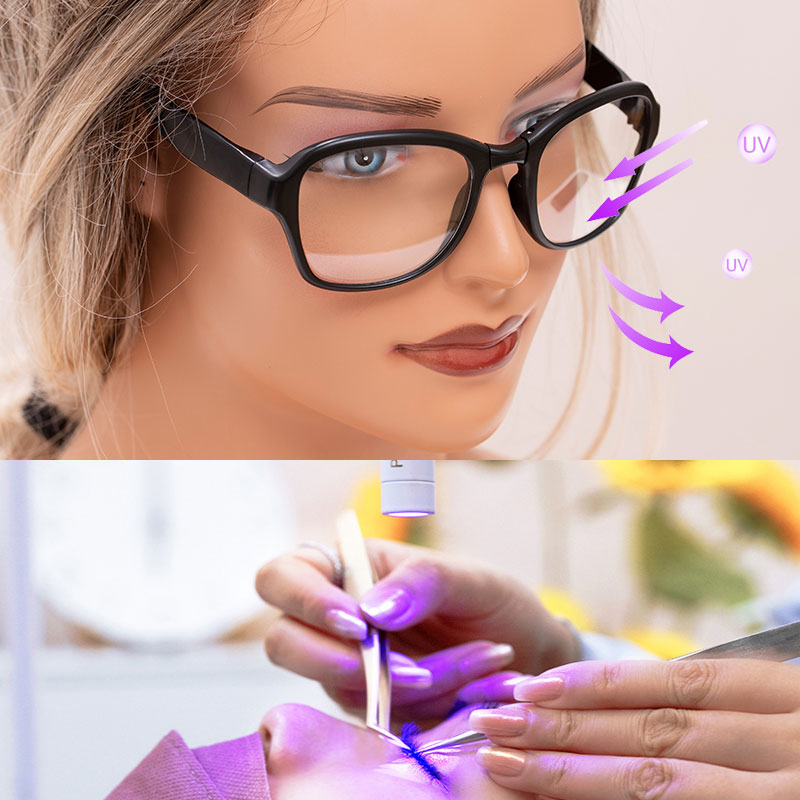 UV Protective Glasses For Fals - مراجعة Eyelash Extension With Glasses وسعره