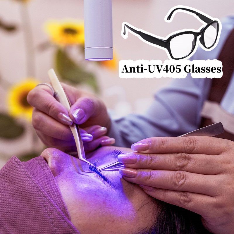 UV Protective Glasses For Fals - مراجعة Eyelash Extension With Glasses وسعره
