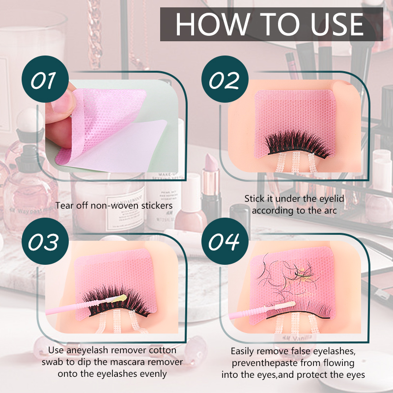 40pcs Eyelash Extension Remove - مراجعة Eyelash Extension Examples وسعره