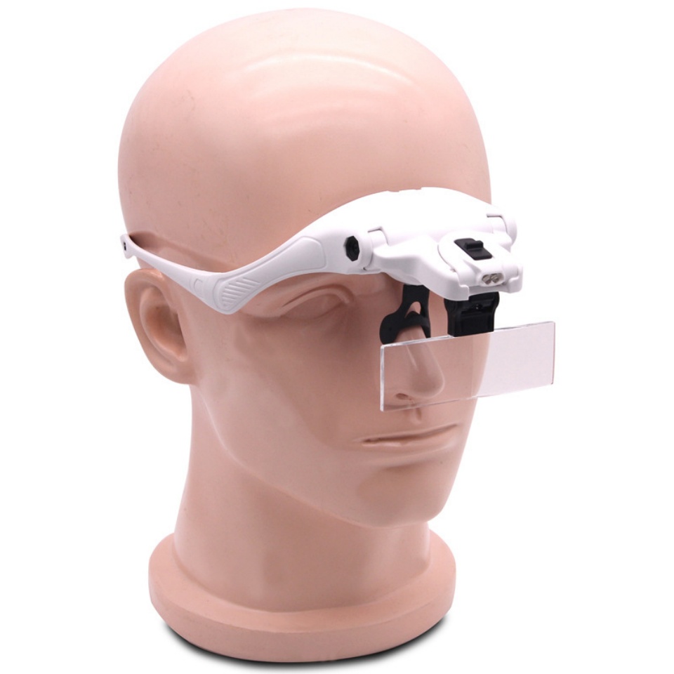 5 Lens Adjustable Loupe Headba - مراجعة Eyelash Extension With Glasses وسعره