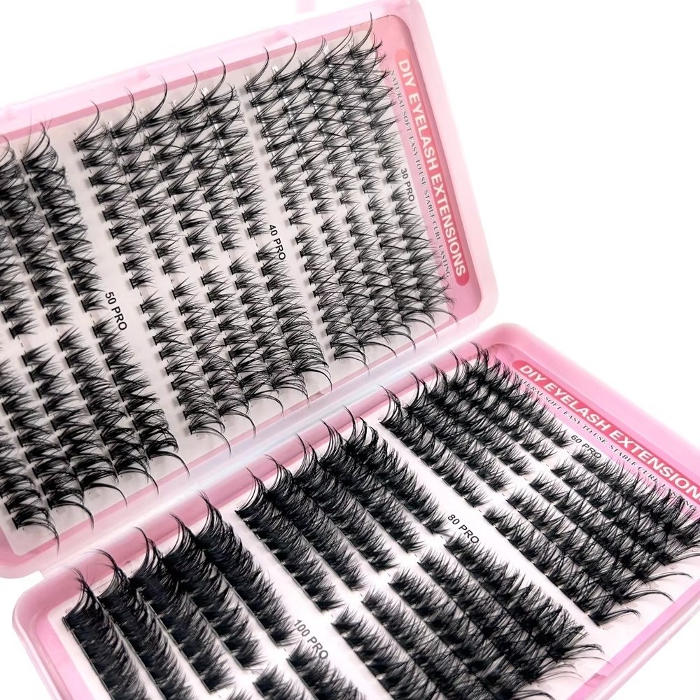 8-16mm Length False Eyelashes  - مراجعة Eyelash Extension Volume Lashes وسعره