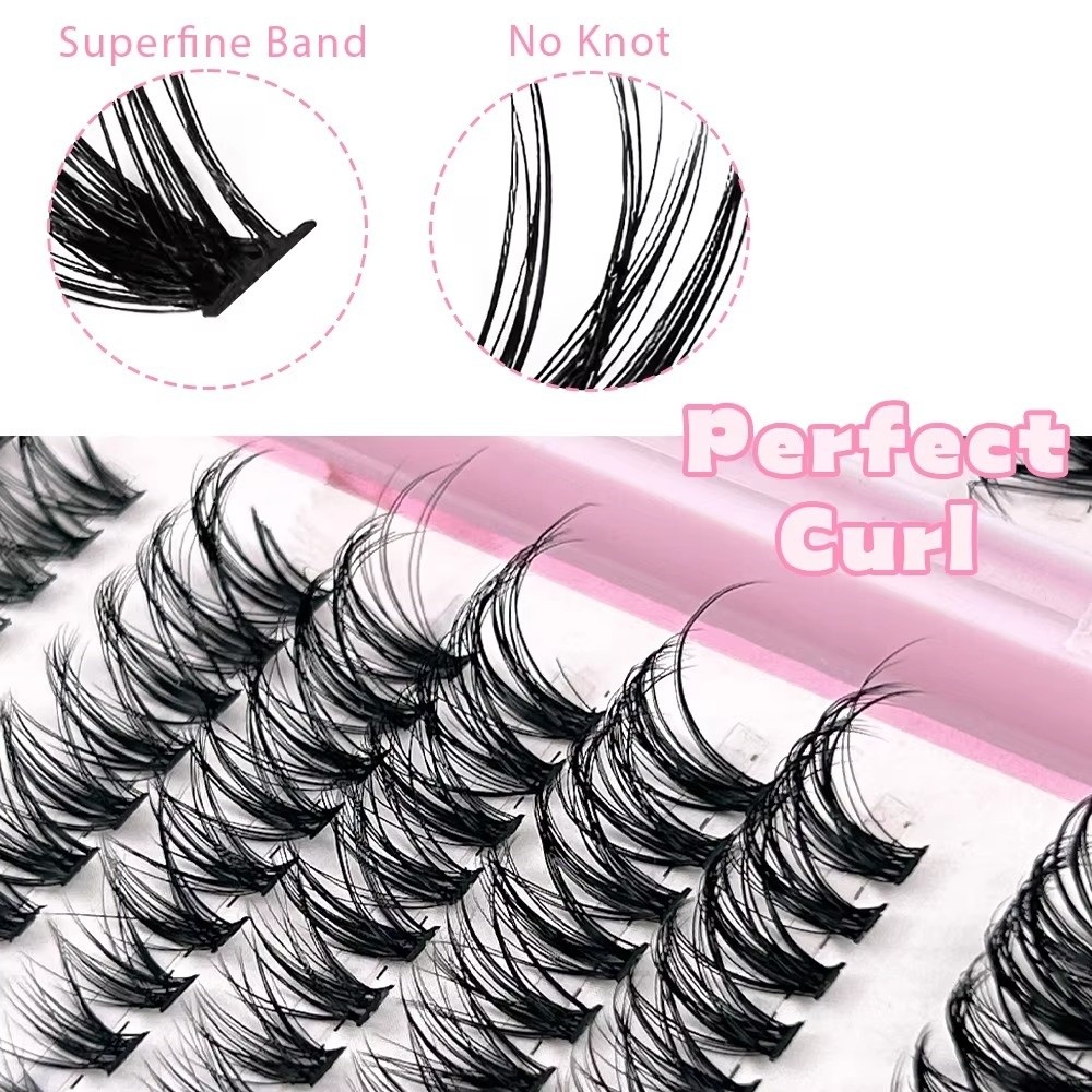 8-16mm Length False Eyelashes  - مراجعة Eyelash Extension Volume Lashes وسعره
