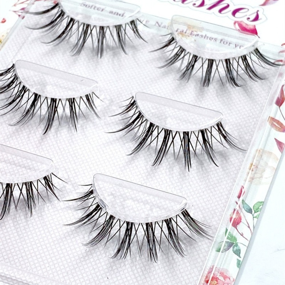New Natural Look False Eyelash - مراجعة Eyelash Extension Japanese وسعره
