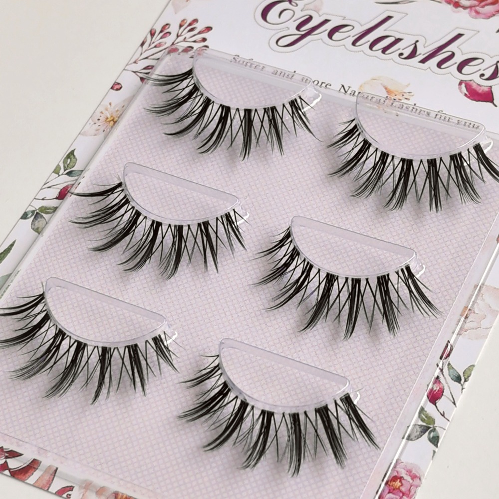 New Natural Look False Eyelash - مراجعة Eyelash Extension Japanese وسعره