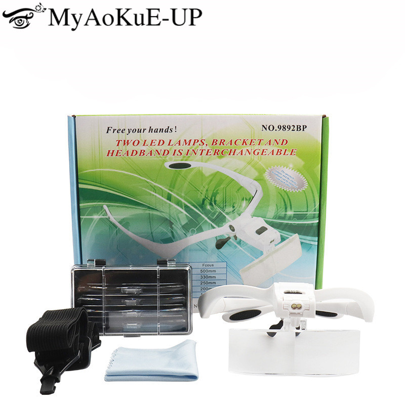5 Lens Adjustable Headband Mag - مراجعة Eyelash Extension With Glasses وسعره