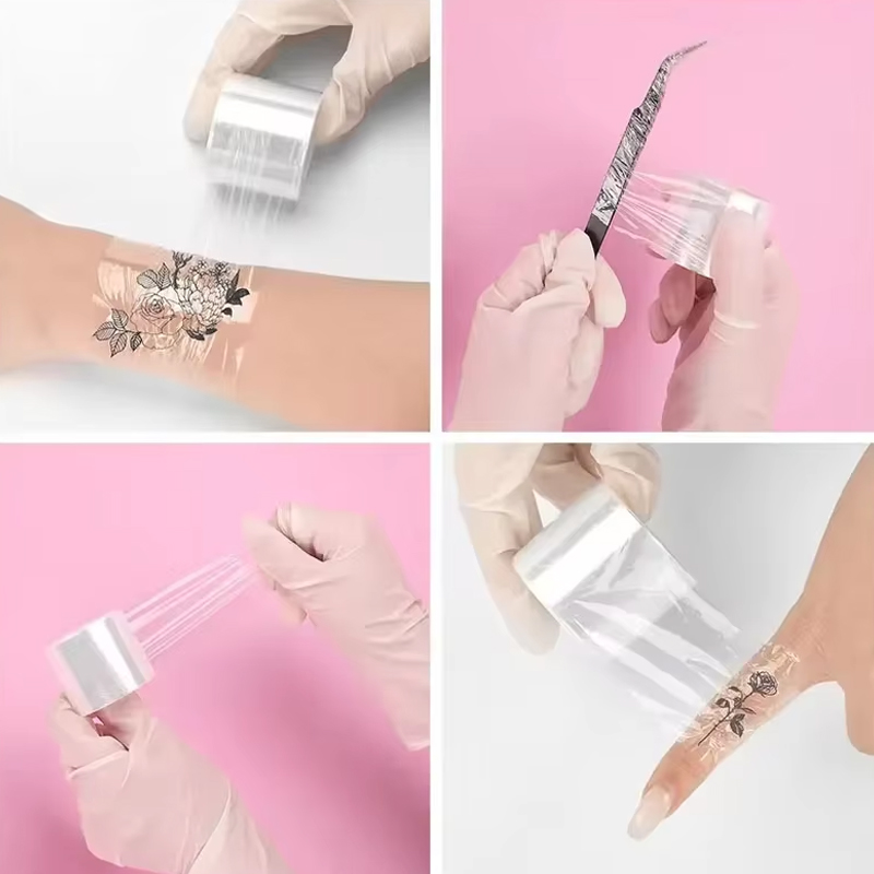 200m/Roll Clear Makeup Film Li - مراجعة Eyelash Extension Examples وسعره