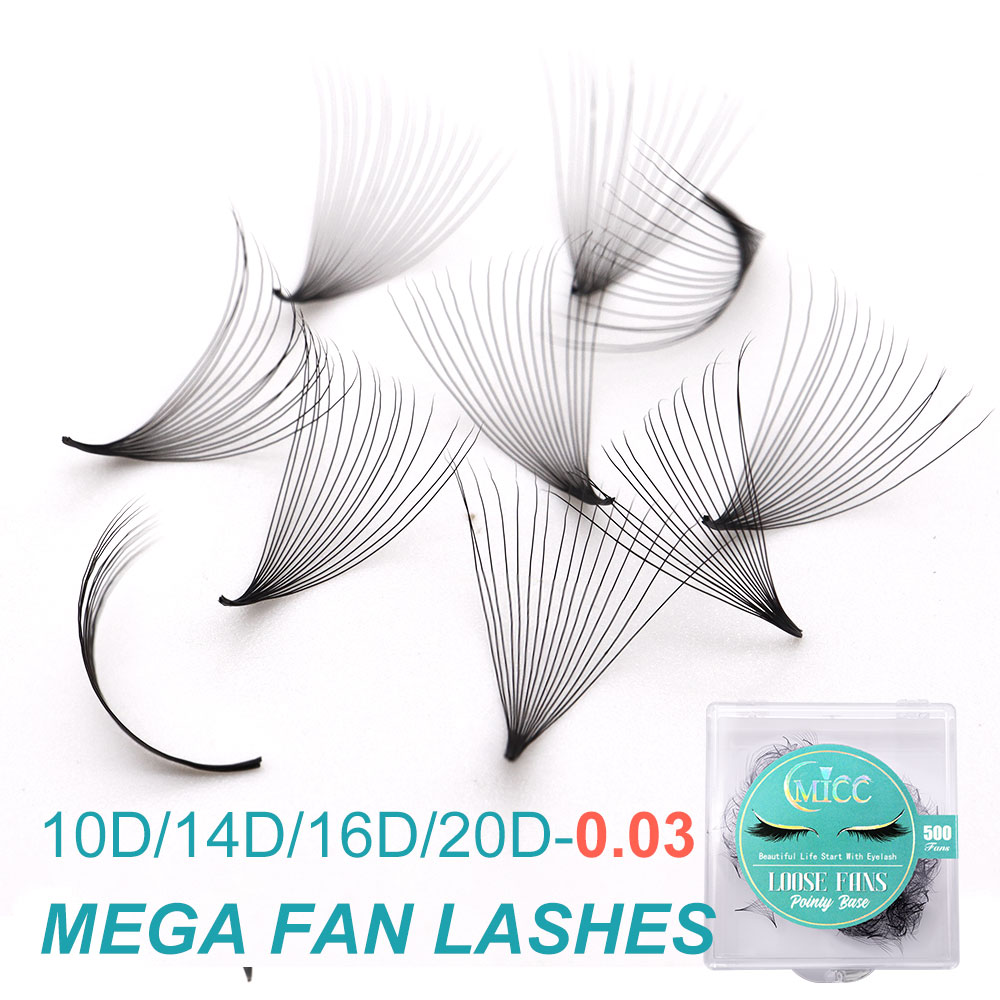 10D  20D 0.03 Thickness Pointy - مراجعة Eyelash Extension Mega Volume وسعره