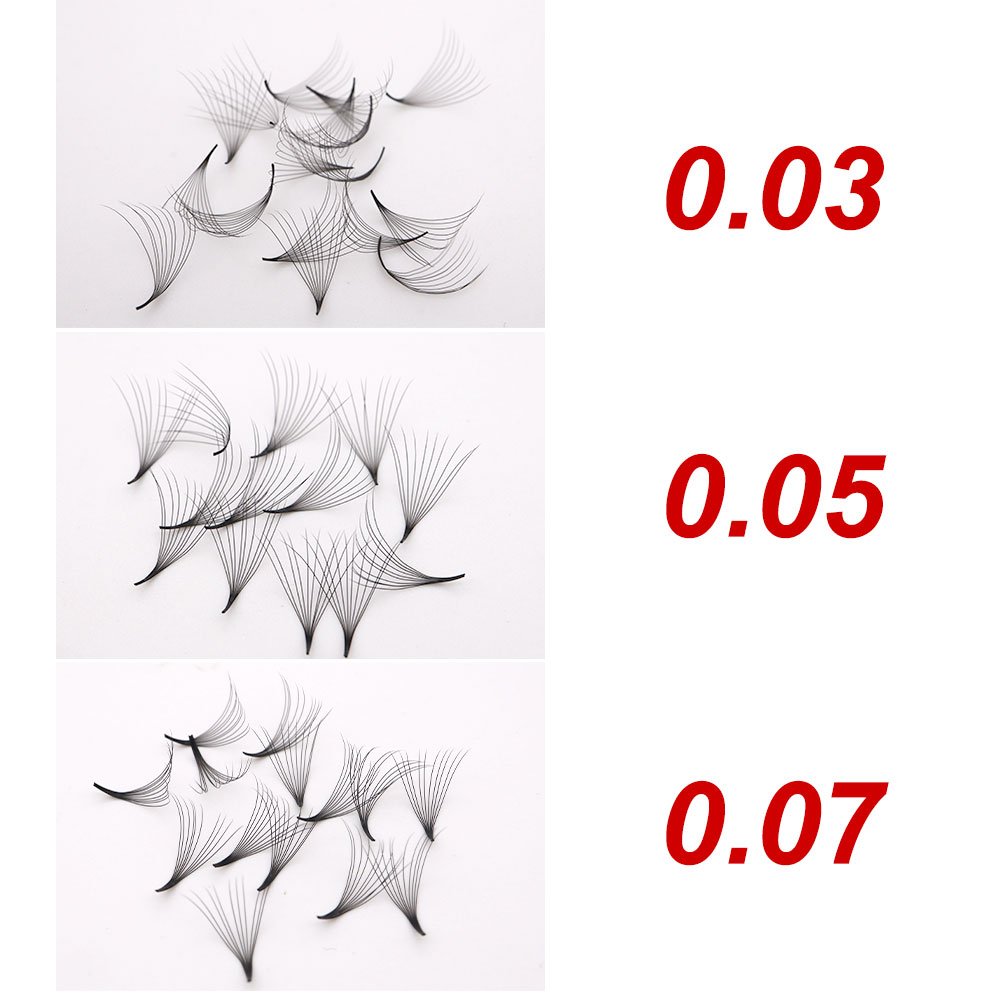 10D  20D 0.03 Thickness Pointy - مراجعة Eyelash Extension Mega Volume وسعره