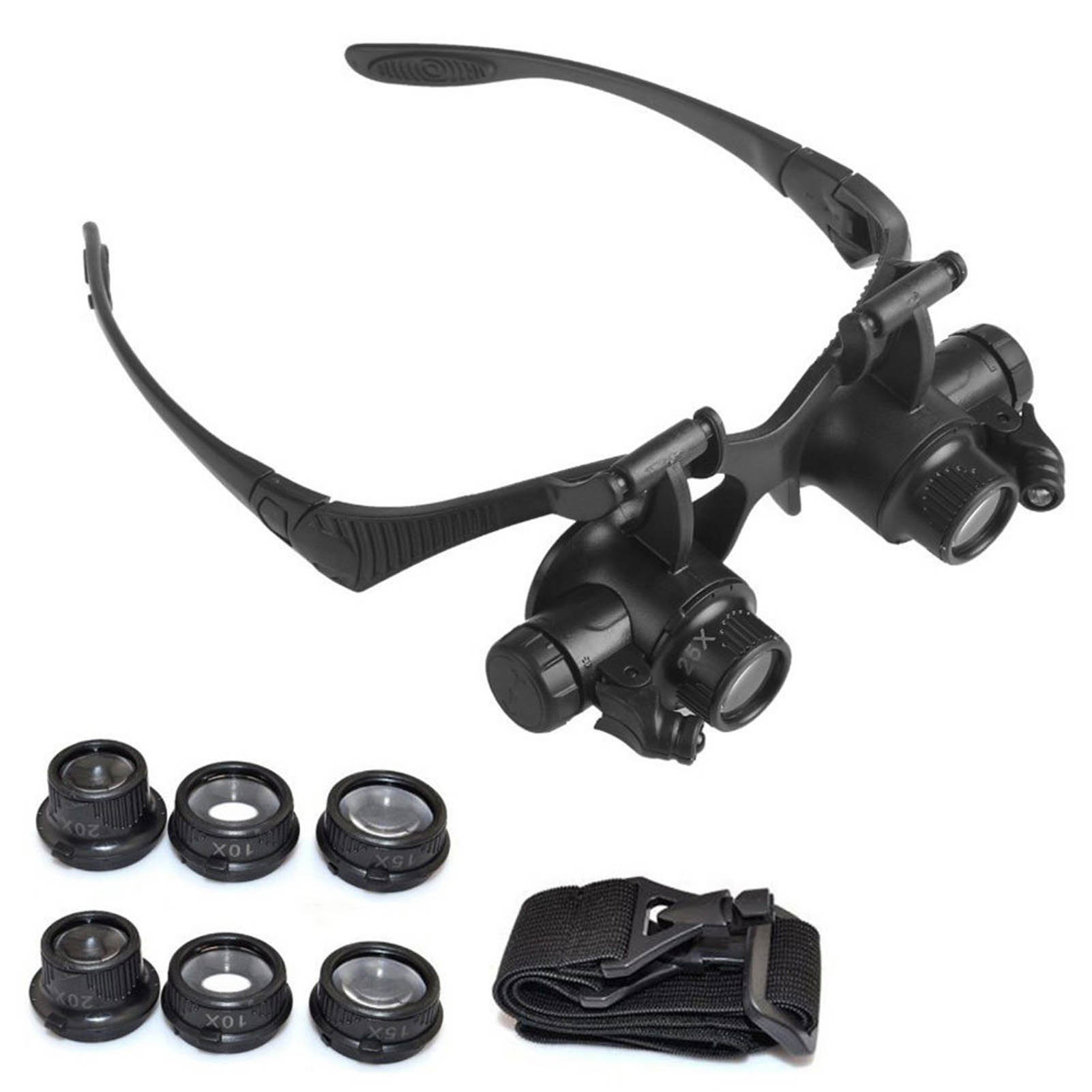 LED Light Eye Magnifying Glass - مراجعة Eyelash Extension With Glasses وسعره